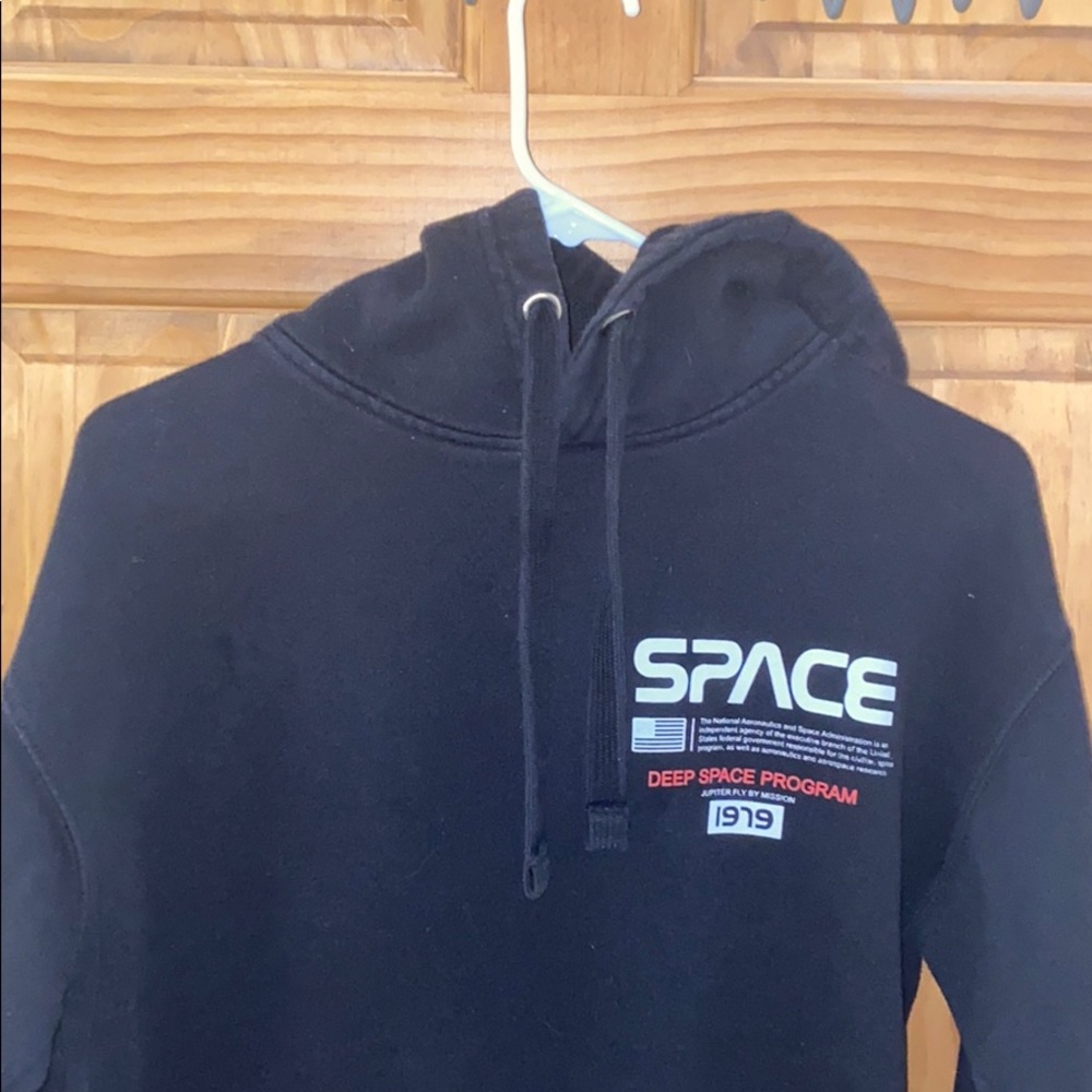 Space Black Hoodie Sweatshirt